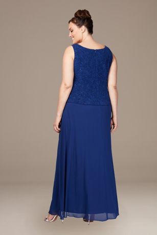 【ときた様】AMER UNDRESSED  JACKET DRESS Hammered Shimmer Jacket Dress with Tiered Skirt | David's Bridal